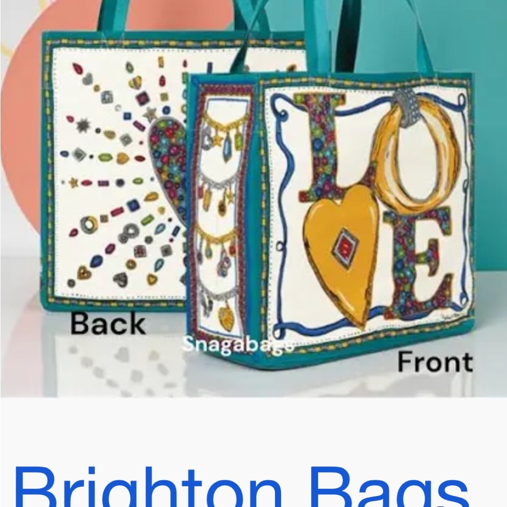 NWT Brighton Multicolor Love Design Tote